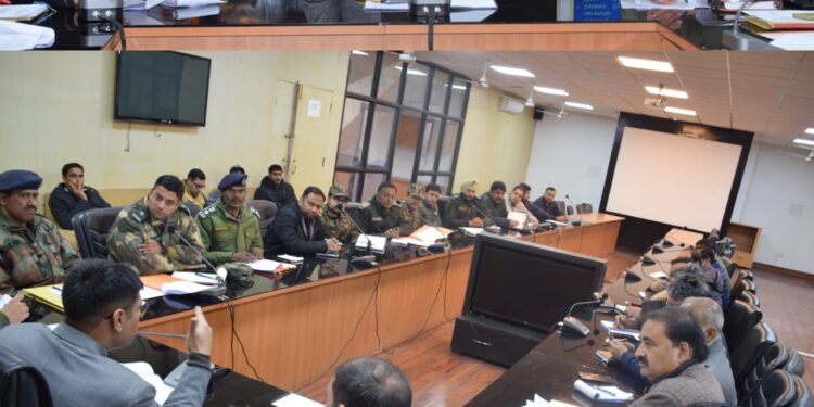 DC Poonch reviews Security, community welfare measures in Border areas