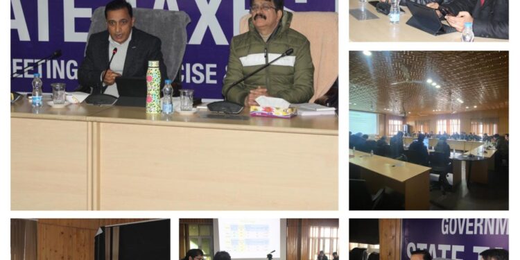Commissioner State Taxes takes comprehensive review of Deptt in Kashmir
