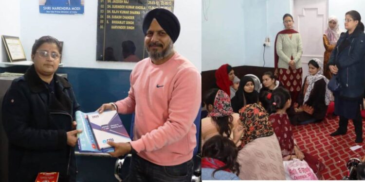 District Manager NABARD encourages women trainees at SBI RSETI Ramban
