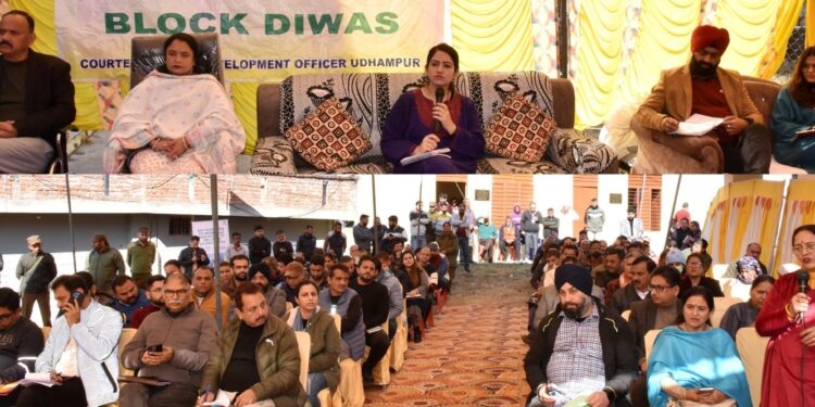 Weekly Block Diwas: DC Udhampur convenes public outreach camp at Panchayat Ghar Rehmbal