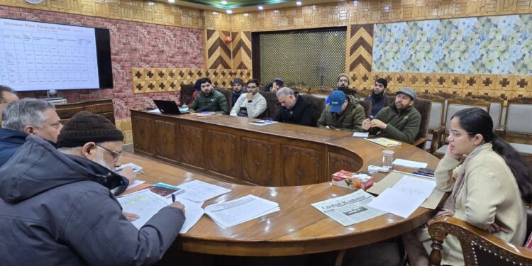 DDC Kupwara reviews progress achieved under JJM