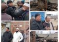 Chairperson, DDC Kulgam visits Bhan village to assess damages to property in fire incident