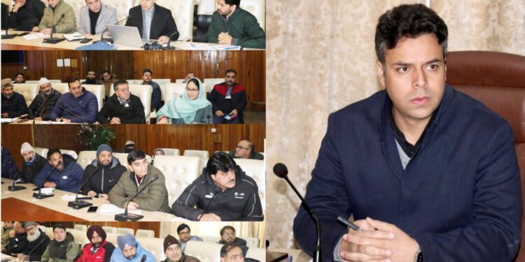 DC Srinagar reviews progress on implementation of PM Surya Ghar-Muft Bijli Yojna