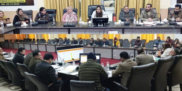 Chairperson DDC Ramban reviews progress under District Capex Plan 2024-25
