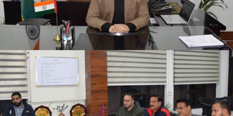 DDC reviews progress under PMAY Urban in Poonch District