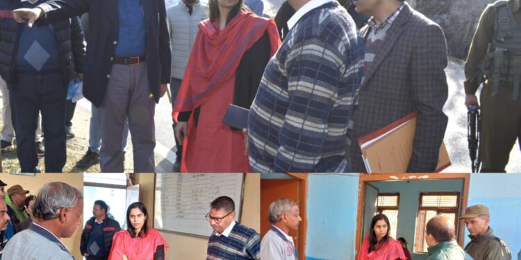 DC inspects NH-1C Land Acquisition Site and Government School in Katra