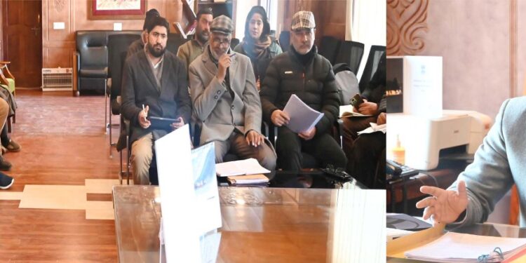 DLC meeting under Pradhan Mantri Jan Vikas Karyakram held at Shopian