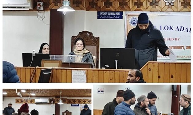 DLSA Srinagar organizes special Lok Adalat for Bank cases