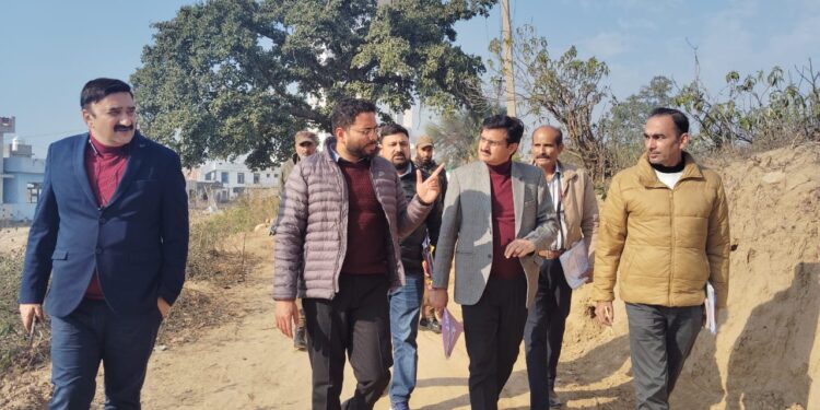 DC Jammu inspects Jal Jeevan Mission works, stresses on quality and sustainability