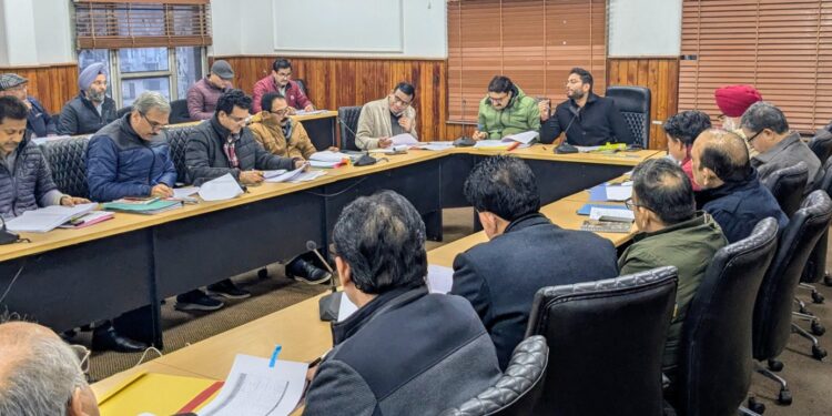 DC Jammu reviews progress of District Capex budget development works
