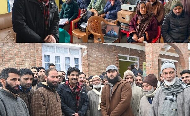 DC Anantnag launches Udhyam Jagriti Baseline Survey Phase 2.0 at Sheikhgund, Shangus