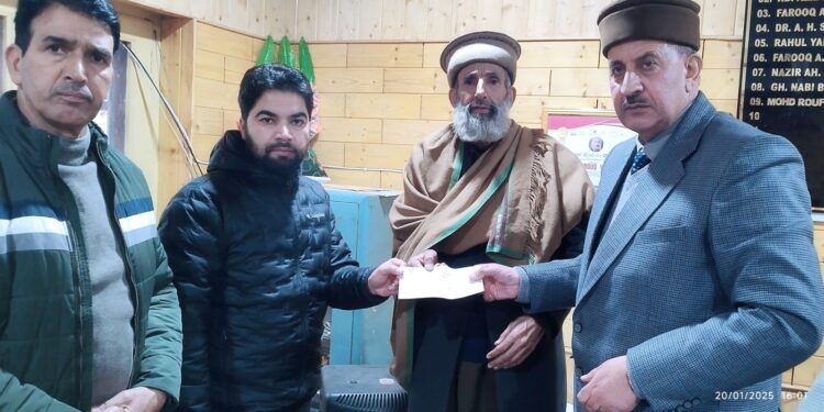 Ex-gratia relief under J&K Road Accident Victim Fund-2022 provided to NoKs of victims at Kupwara