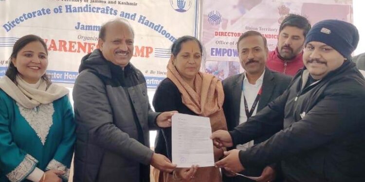 Samba: Handloom awareness camp promotes women empowerment, livelihood schemes