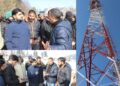 DC Budgam inspects status of BSNL towers at Yousmarg, Nagbal & Kanidajan