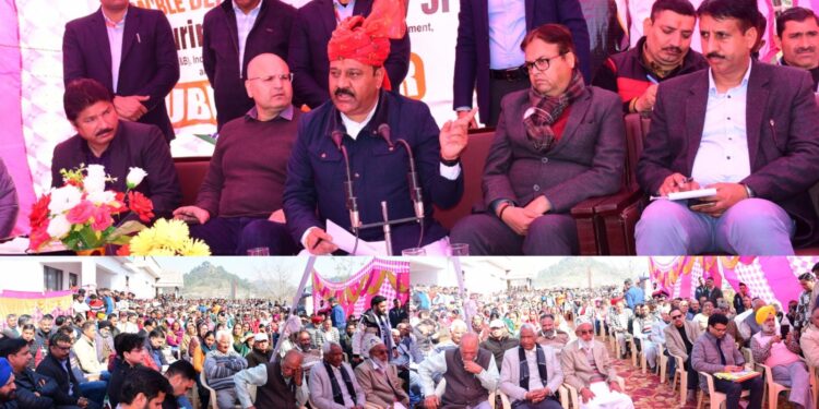 Dy CM Surinder Choudhary holds Public Outreach Program at Seri