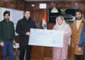 Nikshay Poshan Yojana: DC Srinagar hands-over Rs 2.31 Lakh Cheque for nutritional support to TB patients