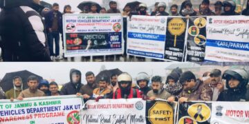 Road Safety Awareness Program for new driving license aspirants held at Bhaderwah