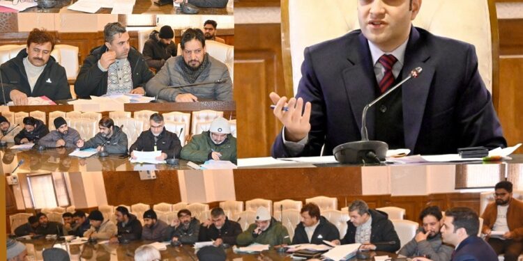 DC Kulgam reviews progress of works under Jal Jeevan Mission