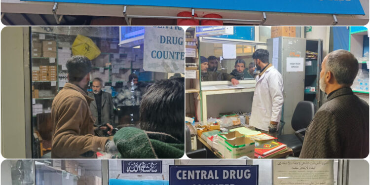 District Hospital  Bandipora Launches 24×7 Central Drug Counter, Bringing Relief to Patients