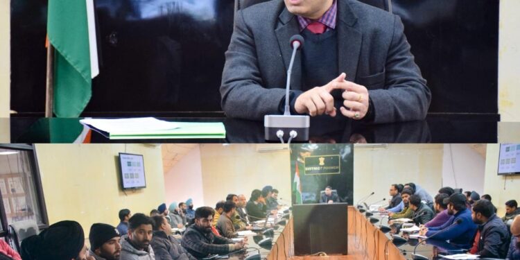 DC Poonch reviews progress of HADP