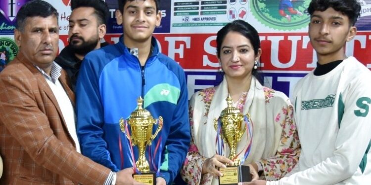 Week-long Edition 5th Badminton Tournament concludes at Mini Stadium Udhampur