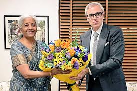 CM Omar calls on Finance Minister, seeks liberal funding for J&K