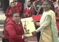 Prez Murmu confers Arjuna Award to J&K’s para-archer Rakesh Kumar