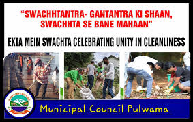 Various activities under ‘Swachhtantra-Gantantra Ki Shaan, Swachhta Se Bane Mahaan’ undertaken across all ULBs of Kashmir