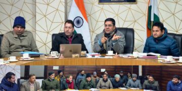 DC, MD JJM review progress of JJM projects in Kishtwar