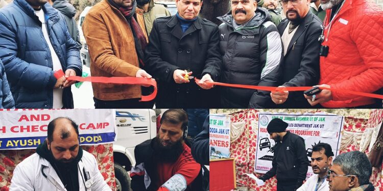 MVD organises Medical, Eye check up camp for Drivers at Pul Doda