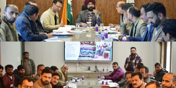 DDC reviews implementation of Samagra Shiksha in District Doda