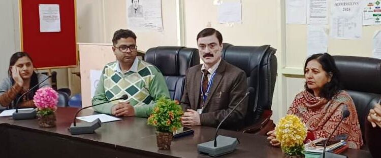 GDC Vijaypur organises Slogan Writing, Poster Making event to mark National Geographic Day