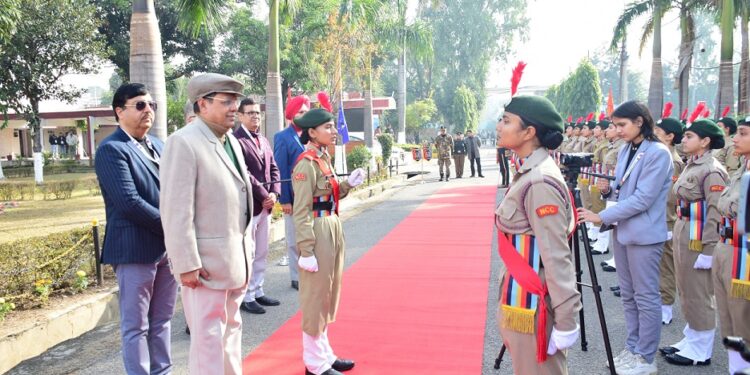 First ever National Integration Camp held at PSPS GCW, Gandhi Nagar