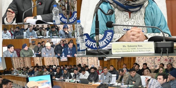 Sakeena Itoo reviews development scenario of D H Pora Constituency