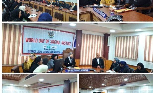 DLSA Srinagar Observed World Social Justice Day