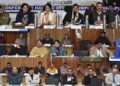 Satish Sharma reviews development projects, flagship schemes in Udhampur