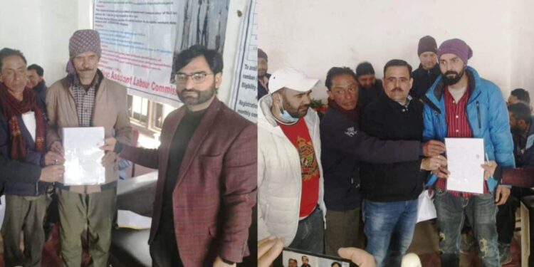 Labour, Industries Department organise awareness, registration camp at Sanasar