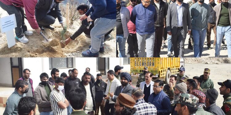 DC reviews civic amenities, infrastructure at Truck Terminal Doda