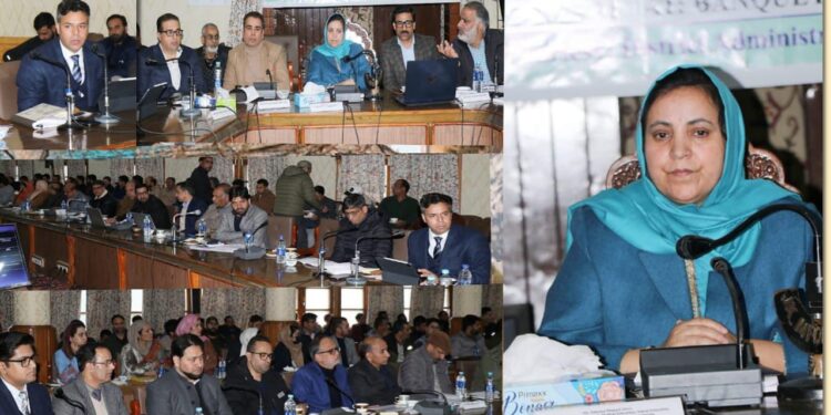 H&ME Minister reviews progress on development works, welfare schemes in Srinagar
