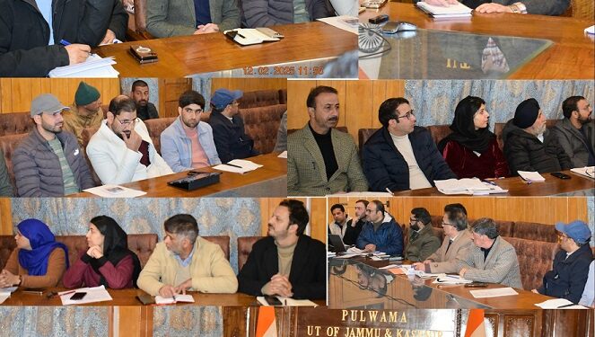 DDC Pulwama reviews Irrigation System augmentation for upcoming agricultural season
