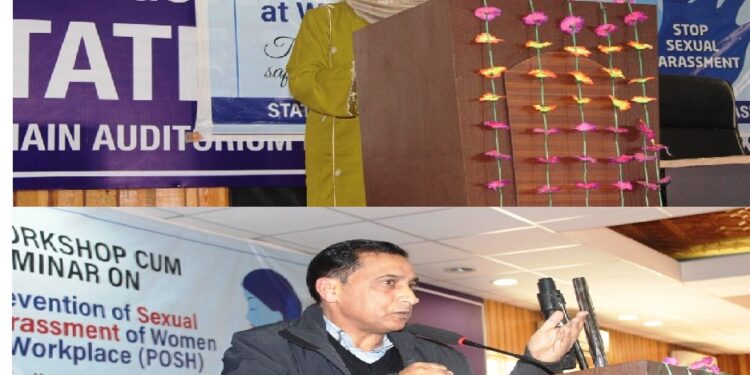 State Taxes Department organises workshop on safety of women at Workplace