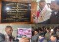 MLA Anantnag West lays foundation stone for Bridge over Nallah Sandran at Damjan