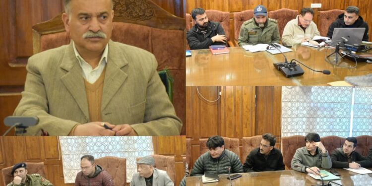 DC Bandipora chairs Road Safety meeting