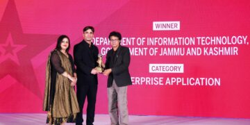  J&K IT deptt wins prestigious “Technology Sabha Award-2025” for e-Unnat