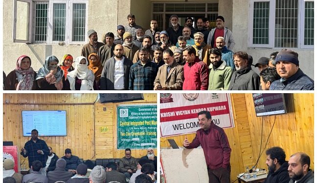 HRD Prog on Integrated Pest Management conducted at KVK Kupwara