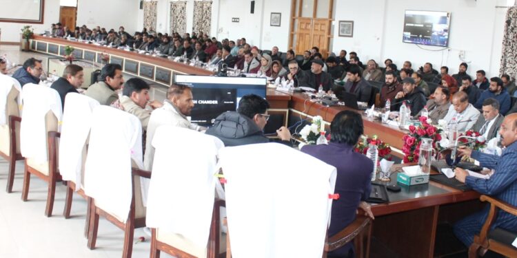 Deputy CM reviews development projects in Anantnag