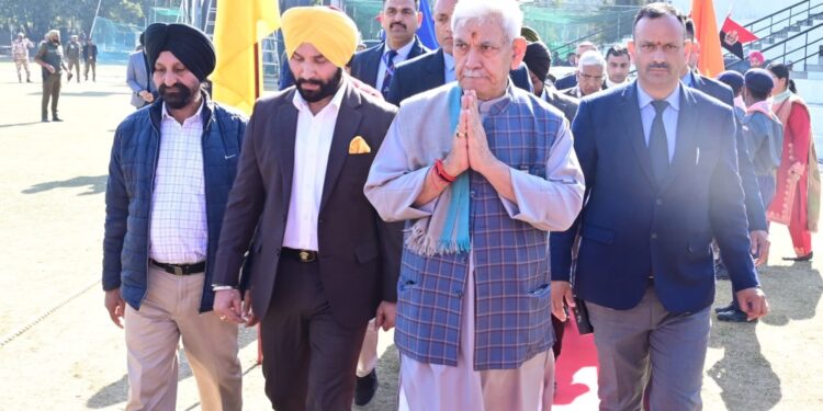 Lieutenant Governor inaugurates the first-edition of Sikh Cricket Premier League in Jammu