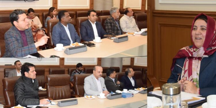Sakeena Itoo reviews preparations for International Women’s Day celebration across J&K