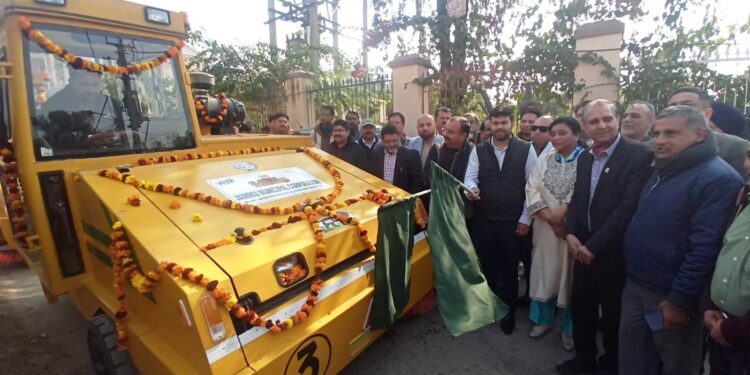 JMC launches Road Sweeping Machines in Channi Himmat (W-50) under Swachh Bharat Mission