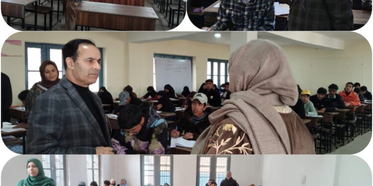 DSEK inspects examination centers in Baramulla, Budgam, Srinagar